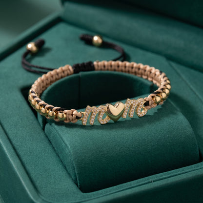Pulsera MOM en Oro 18K | Un detalle inolvidable 💚