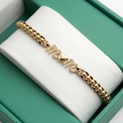 Pulsera MOM en Oro 18K | Un detalle inolvidable 💚