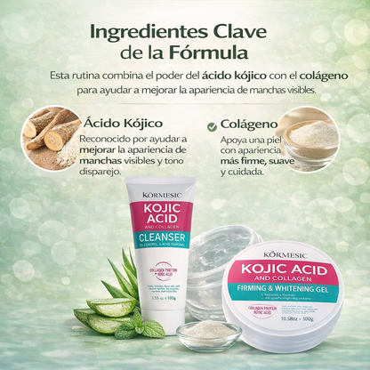 COMBO ACIDO KOJICO- RUTINA COMPLETA PARA MANCHAS VISIBLES