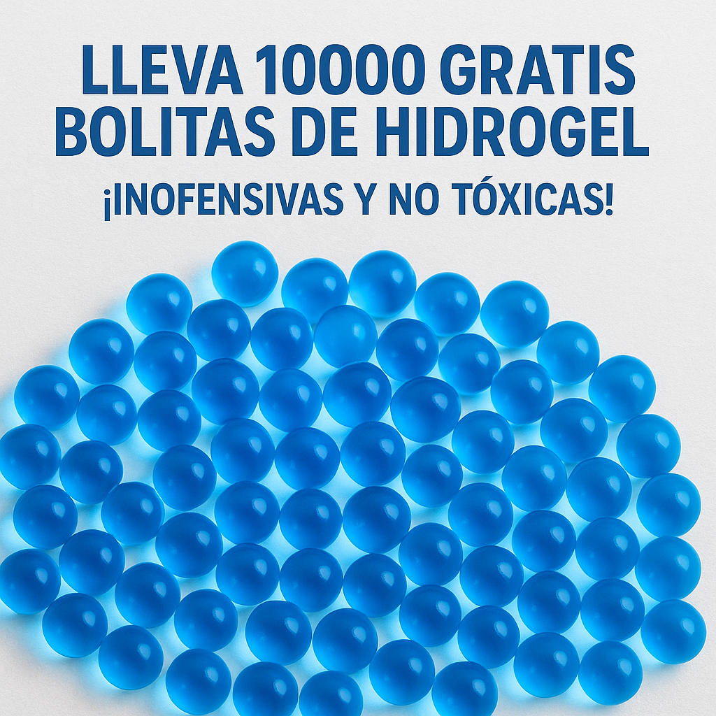 El juguete que desconecta a tus hijos del celular y los conecta contigo: Fusil Hidrogel M416 con 10.000 bolitas GRATIS!