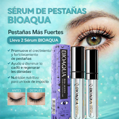 Pestañas que se Notan Sin Maquillaje- Lleva 2 Serum Bioaqua