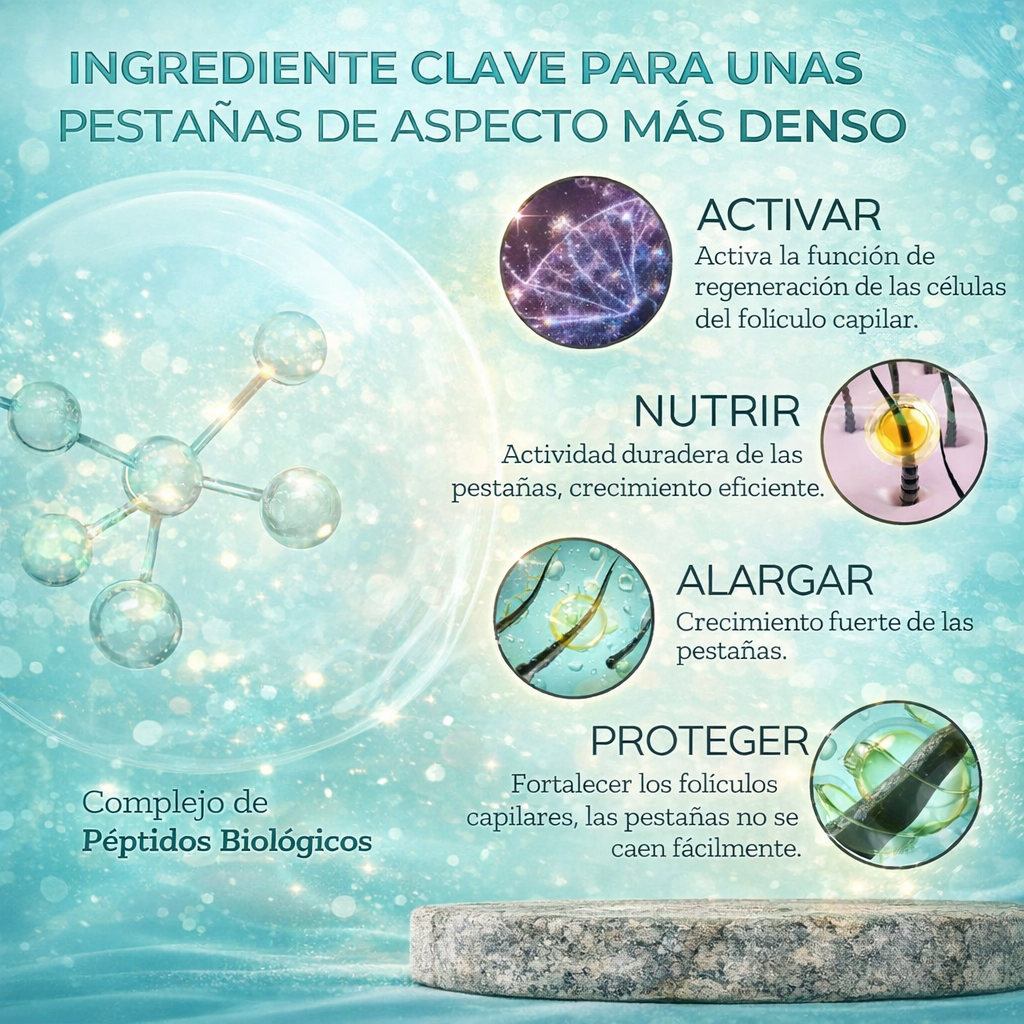 Pestañas que se Notan Sin Maquillaje- Lleva 2 Serum Bioaqua