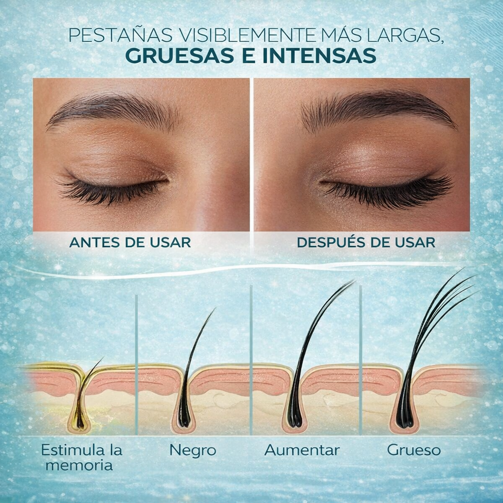 Pestañas que se Notan Sin Maquillaje- Lleva 2 Serum Bioaqua