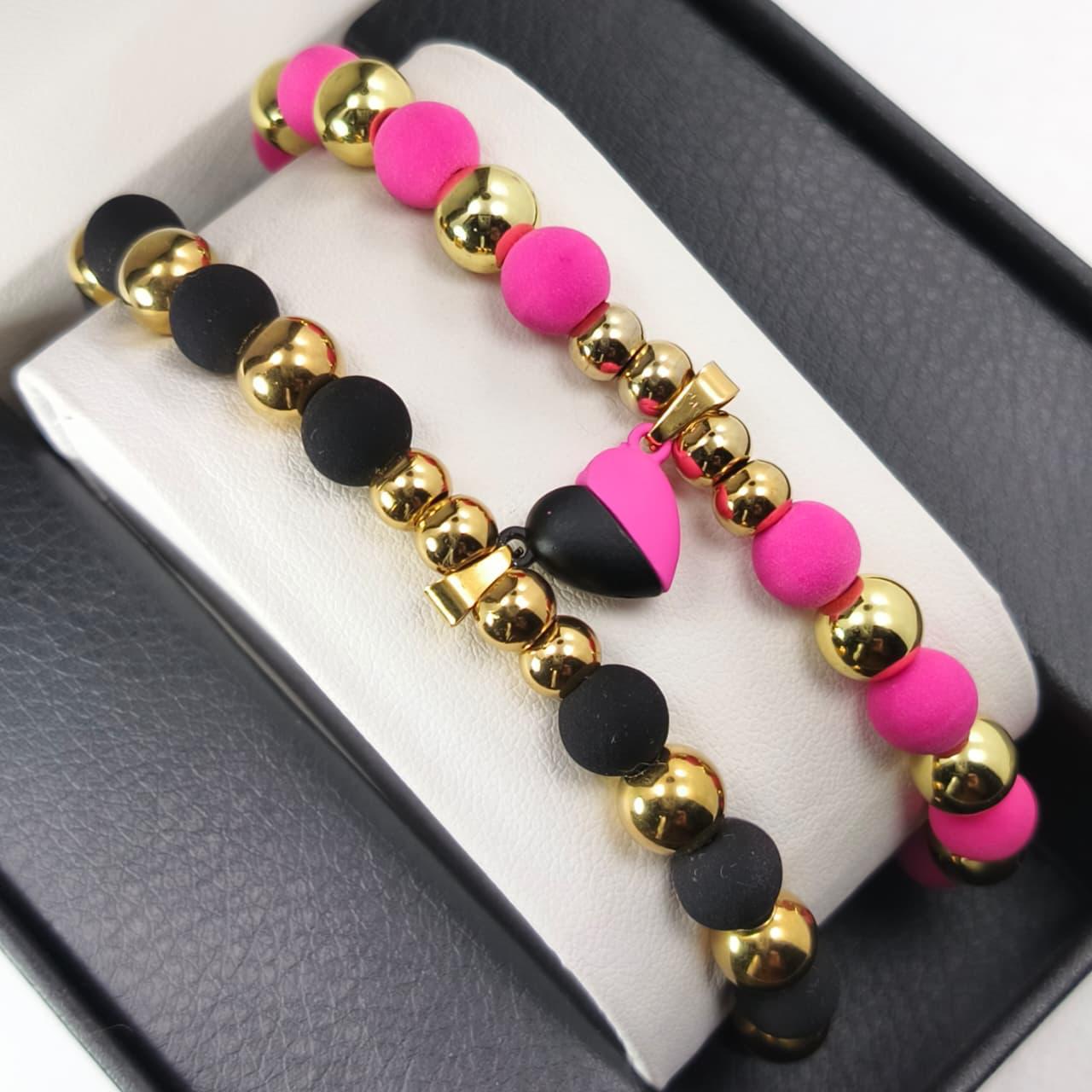 PULSERAS DE PAREJA | BAÑO EN ORO 18K + CAJA DE 🎁 GRATIS!