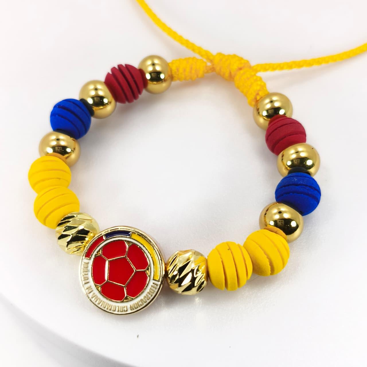 Pulsera con Dije Oficial de la Federación | Baño en  Oro 18K