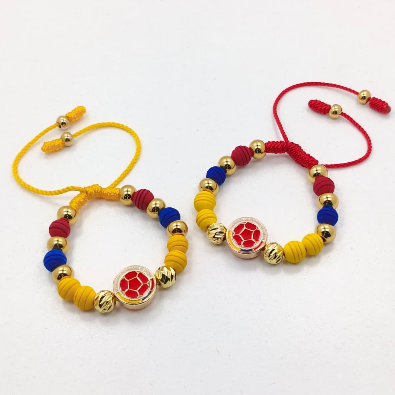 Pulsera con Dije Oficial de la Federación | Baño en  Oro 18K