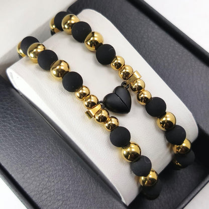 PULSERAS DE PAREJA | BAÑO EN ORO 18K + CAJA DE 🎁 GRATIS!