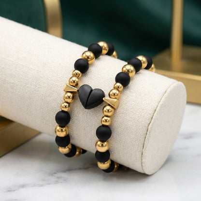 PULSERAS DE PAREJA | BAÑO EN ORO 18K + CAJA DE 🎁 GRATIS!