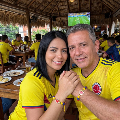 Pulsera con Dije Oficial de la Federación | Baño en  Oro 18K